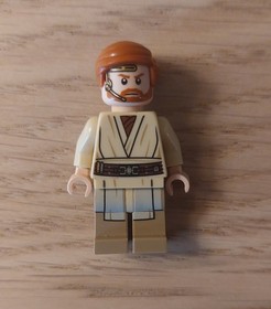 LEGO Star Wars Minifigure Obi-Wan Kenobi Headset Set 75135 Figure sw0704