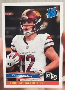 LUKE MCCAFFREY 2024 Panini Instantáneo RC Clasificado NFL Novato Retro Comandantes Pr/890 - Imagen 1 de 2