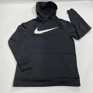 Nike Dri-fit  Men’s Medium Pullover Hoodie With Zipper Pocket  Black - Picture 1 of 5