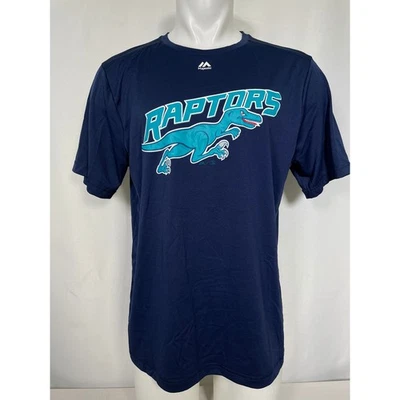 Ogden Raptors MiLB Majestic Navy Cool Base Evolution T-Shirt Men's LARGE - Image 1 of 4