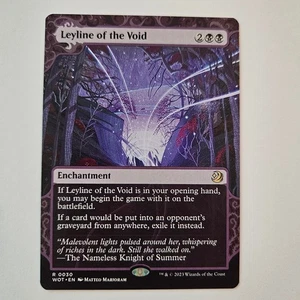 Leyline of the Void Wilds of Eldraine Enchanting Tales 30 NM Magic the Gathering - Picture 1 of 2