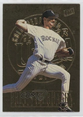 1996 Fleer Ultra Gold Medallion Edition Bret Saberhagen #475 - Image 1 of 2