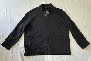 Nike Mens Dri-Fit Woven Zip Up Jacket Size-3XL Standard Fit Color-Black New - Picture 1 of 12