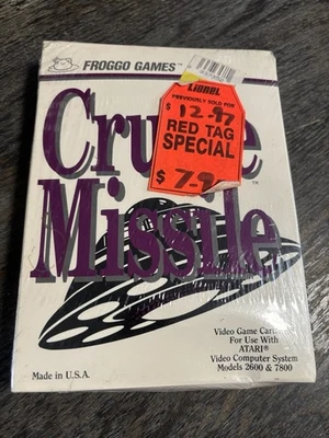 NEW NOS SEALED Cruise Missile By Froggo Games for Atari 2600 Gsme - Image 1 of 4
