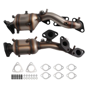 Pair Catalytic Converter For Nissan Frontier/Xterra 3.3L V6 2002 2003 2004 EPA - Picture 1 of 12
