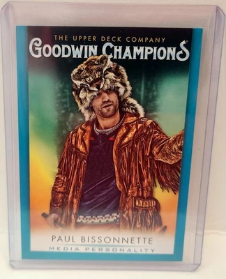 2021 Upper Deck Goodwin Champions #39 Paul Bissonnette - Turquoise Parallel - Image 1 of 2