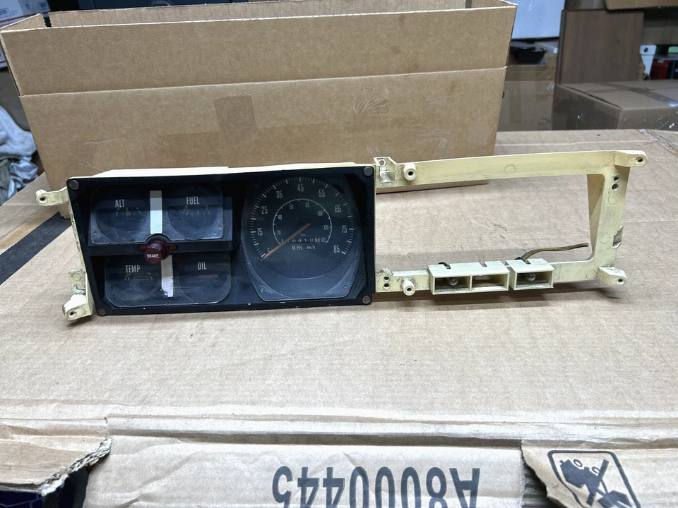 75-80 Dodge D-100 Truck Instrument Cluster gauge - D Series W100 D150 D200 D300 - Image 1 of 4