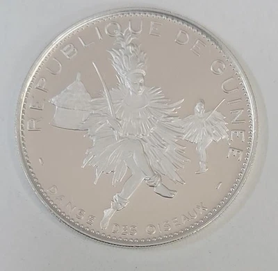 Oiseaux Dancers 10 Anniversary of Independence 1969 Rep of Guinee Ag - Image 1 of 2