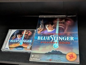 Blue Stinger Dreamcast game with Brandyganes Strategy Guide 