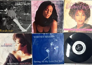 JOB LOT 6 X WHITNEY HOUSTON 7" RECORDS (SEE TITLES BELOW) - Picture 1 of 8