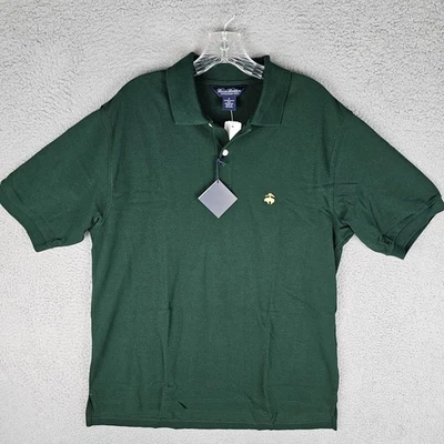 Camisa Polo Brooks Brothers Para Hombre Tejido Medio Golf Rendimiento Manga Corta TN71A Foto 1 de 4