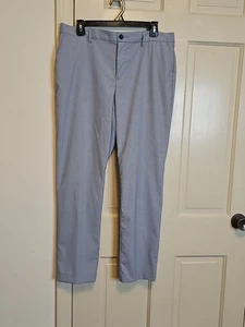 Banana Republic womens Pants Faint Gray/Blue Size 10 Preppy - Picture 1 of 13