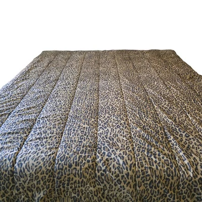 Rare Vintage Ralph Lauren Aragon King Comforter Animal Print Bold Leopard Glam - Image 1 of 4