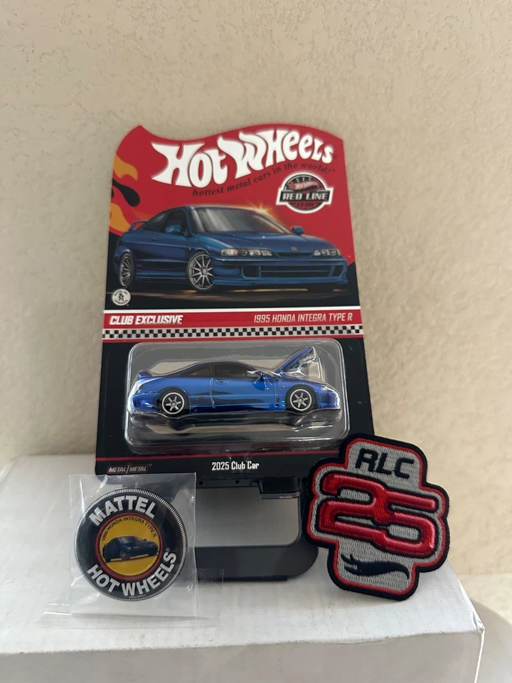Hot Wheels 1995 Honda Integra Type R Red Line 2025 Club Car G21 - Image 1 of 1