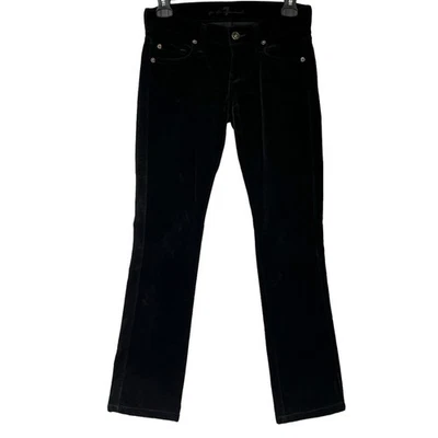 7 Для всего человечества 24 брюки черный бархат животных печать с подкладкой карманы эластичной шик - Изображение 1 из 4