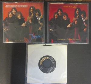 Jefferson Starship THREE 45 RPM vinyl records Jane promo, Be My Lady + Jane comm - Picture 1 of 1