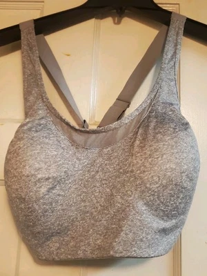 Victorias Secret PINK SPORT ULTIMATE LIGHTLY LINED MESH Gray Heather Bra Size XL - Image 1 of 4