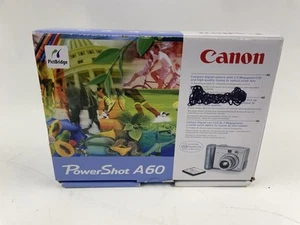 Canon PowerShot A60 2,0-MP-Digitalkamera – silberfarben - Bild 1 von 4