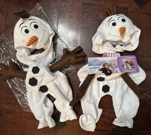 Pair of Olaf Disney Frozen Snowman Halloween Pet Dog Sweater Costume XL & Large - Picture 1 of 7