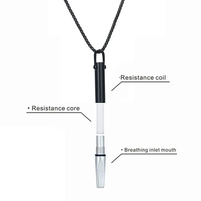 Ожерелье дыхательное Breathlace для снятия тревоги стресса бросить курить с сердечником TL - Изображение 1 из 4