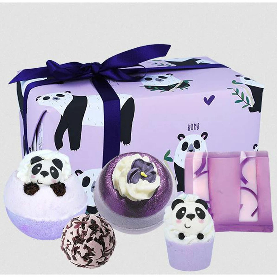 Bomb Cosmetics Bade-Geschenkset 5-tlg. Panda Yourself, Badebomben, Seife, Bunt
