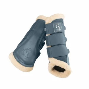 Eskadron Classic Sport Mesh Faux Fur Tendon Boots - Steel - Bild 1 von 2