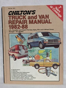 Manual de reparación de camiones y furgonetas Chilton’s 1982-88 #7815 - Envío gratuito - Excelente estado - Imagen 1 de 9