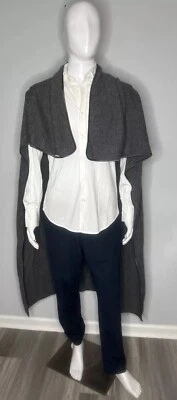 Brunello Cucillini Blanket - 100% Cashmere - Gray Wrap Scarf Shawl - Image 1 of 4