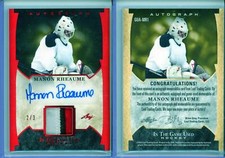 2023 Leaf ITG Used Hockey Red Autograph Patch 2/3 Manon Rheaume