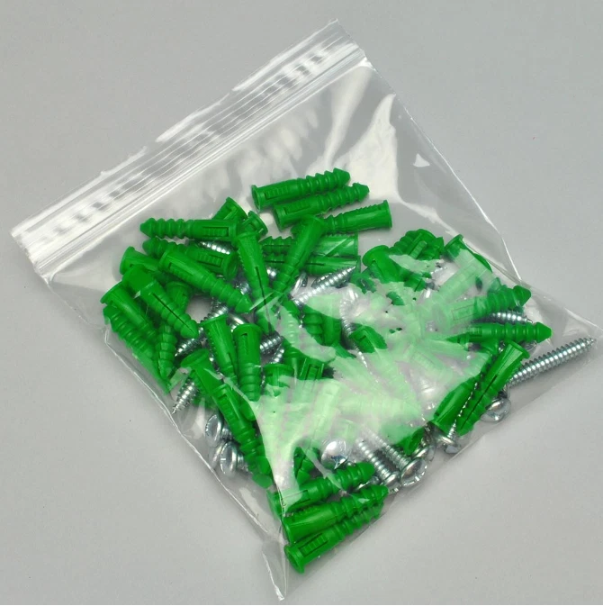 10" x 10" 2 mil Single Track Zipper Bag, 1000/CS - Image 1 of 1