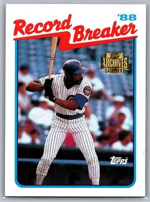 2001 TOPPS ARCHIVES BASEBALL 445 ANDRE DAWSON RECORD BREAKER CUBS - Image 1 of 2