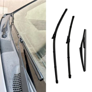 3pcs Front Rear Wiper For Benz GL350 GL450 GL550 13-16,ML350 ML550 ML63 12-15 - Picture 1 of 10
