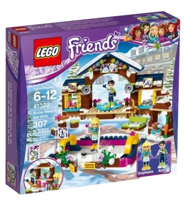 LEGO 41322 Friends Snow Resort Ice Rink Set  New Sealed Retired 2017 Set - Image 1 of 4
