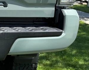 Tacoma Painted 6X3 Lunar Rock Passenger Rear Bumper End Cap LH 16-22 W/O Sensor - Picture 1 of 1