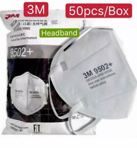 3M_9502+ (50 Pieces) - Headband Style - Brand New