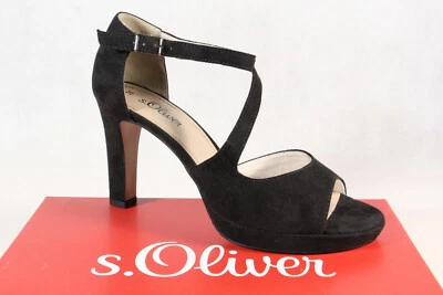 S.Oliver Sandal Black 28323 NEW! - Image 1 of 4