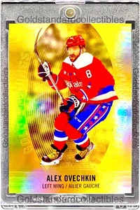 Alex Ovechkin RARE GOLD HOLOFOIL REFRACTOR INVESTMENT CARD SSP UPPER DECK MINT - Picture 1 of 2