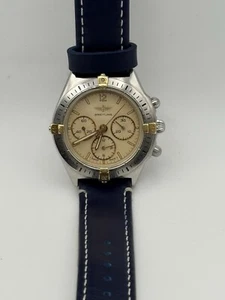 Vintage 1970’s Breitling Callisto Two Tone Chronograph Watch Lot , Lemania 1873 - Picture 1 of 7
