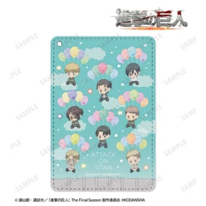 Estuche de pase de 1 bolsillo Attack on Titan Group POPOON - Imagen 1 de 1