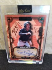 2023 Everson Pereira Wild Card 5 Card Encased  #5CDCL17-Auto-Yankees-5/5-Sharp!