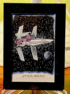 Tarjeta de boceto Star Wars Topps 1/1 Kris Penix - Imagen 1 de 2