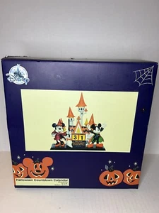 Calendario de cuenta regresiva de Halloween de los parques Disney Mickey y Minnie Mouse 2018 retirado - Imagen 1 de 3
