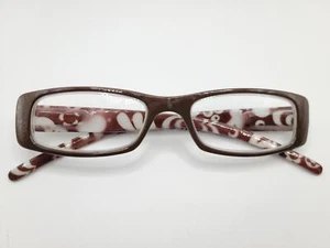 Wink by ICU Women's Brown and Cream Rectangular Reading Glasses +1.25 - Bild 1 von 1
