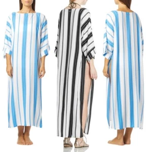 Vince Camuto Striped Caftan Cover-Up 531345-J - Picture 1 of 3
