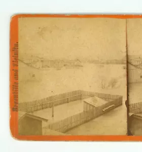 B3897 Meacham view High Water Feb 1882, Greenville, Pennsylvania D - Picture 1 of 3