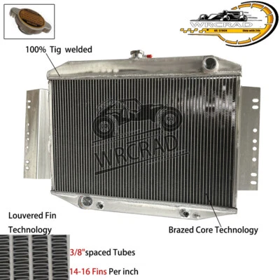 Radiador de aluminio adecuado 1980-1991 90 Jeep Grand Wagoneer J10 J20 Cherokee 5,9 L V8 Foto 1 de 4