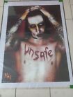 Vintage Poster Official Marilyn Manson Unsafe Rare 62 x 86 cm