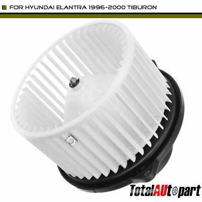 Motor soplador de calefacción con jaula de ventilador para Hyundai Elantra 1996-2000 Tiburon delantero Foto 1 de 4
