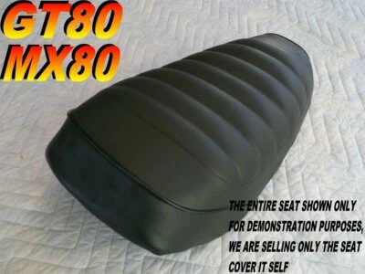 GT80 MX80 seat cover for Yamaha MX 80 GT 80 Enduro Ribbed top 326B - Image 1 of 3