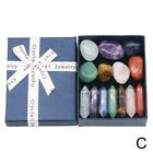 14Pc/Set Reiki Healing Crystals Kit W/ Gift Box Natural Quartz X8p4 Crystal H4n6